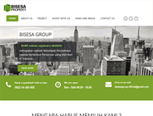 Tablet Screenshot of bisesagroup.com